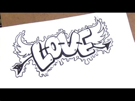 como dibujar love con estilo | como dibujar love paso a ...