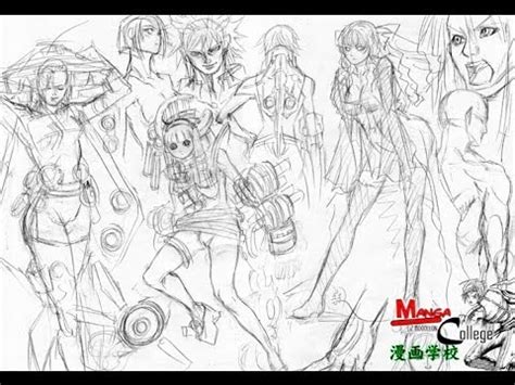 Como dibujar Manga  Cuerpo completo  How to draw Manga ...