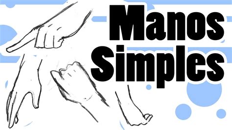 Como dibujar Manga | Varias Manos Simples   YouTube