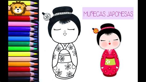 Como Dibujar   Muñecas Japonesas kawaii  Dibujos para ...