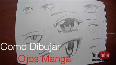 Como Dibujar Ojos Manga para Principiantes YouTube