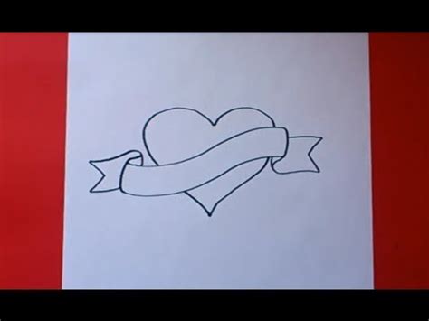 Como dibujar un corazón paso a paso | How to draw a heart ...