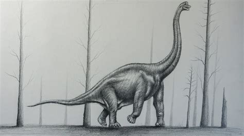 Cómo Dibujar un Dinosaurio Realista a Lápiz Paso a Paso ...