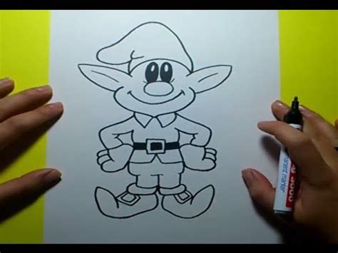 Como dibujar un duende paso a paso | How to draw an elf ...
