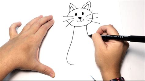 Cómo Dibujar un Gato paso a paso | Dibujos Fáciles de ...