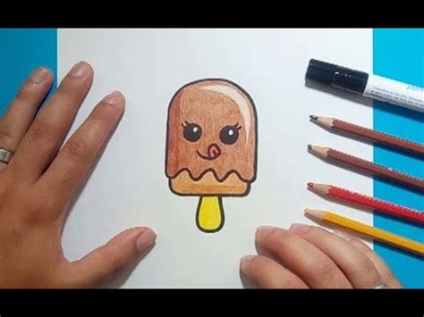 Como dibujar un helado kawaii paso a paso 2 | How to draw ...
