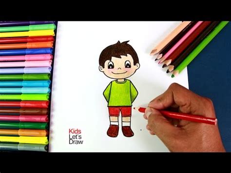 Cómo dibujar un Niño paso a paso fácil | How to Draw a ...