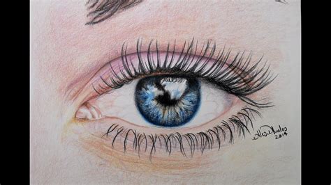 Cómo dibujar un ojo  prismacolor  / How to draw an eye ...