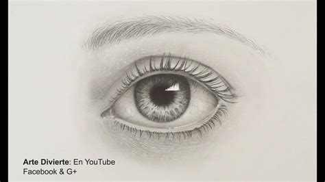 Cómo dibujar un ojo realista a lápiz  Arte Divierte.   YouTube