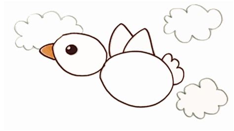 Cómo dibujar un pájaro paso a paso con los niños | Dibujos de pájaro ...