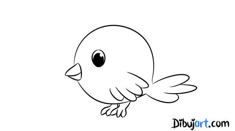 Como dibujar un Pájaro sencilla y fácil   Sketch o Bosquejo para ...