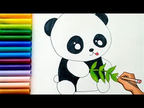 Cómo Dibujar Un Panda How To Draw A Panda Bear / Mary ...