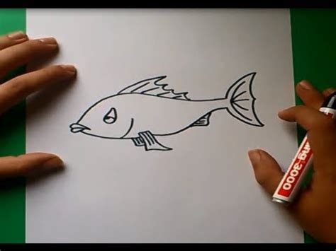 Como dibujar un pez paso a paso 2 | How to draw a fish 2 ...