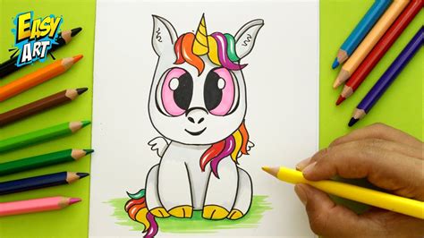 Como Dibujar un UNICORNIO CUTE KAWAII   How to Draw unicor ...