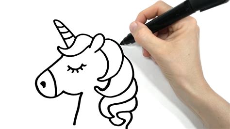 Como Dibujar un Unicornio Facil   YouTube