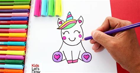 Como Dibujar Un Unicornio Kawaii Facil