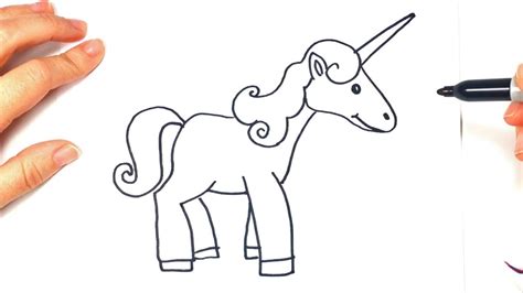 Cómo dibujar un Unicornio paso a paso | Dibujo fácil de ...