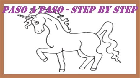 Como dibujar un Unicornio paso a paso l How to draw a ...