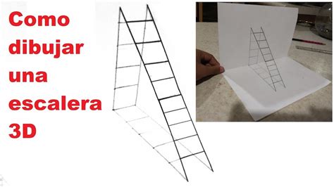 Como dibujar una escalera, efecto 3D   YouTube