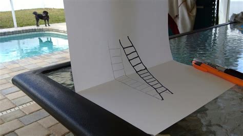 Cómo dibujar una escalera en 3D   ILUSIONES OPTICAS   How to Draw a 3D ...