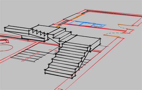 Como dibujar una escalera en AutoCAD encajada entre 2 muros.   Blog de ...