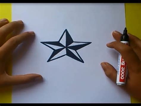 Como dibujar una estrella paso a paso | How to draw a star ...