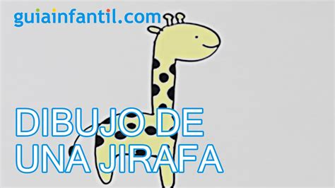 Cómo dibujar una jirafa   Manualidades para niños   YouTube
