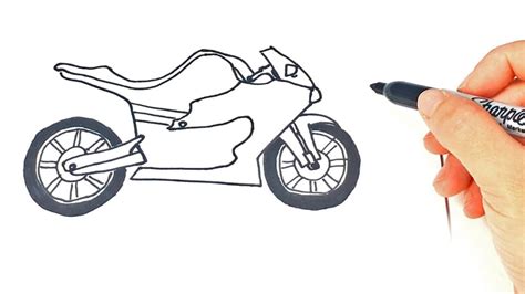 Como dibujar una Moto de Carreras Paso a Paso   YouTube