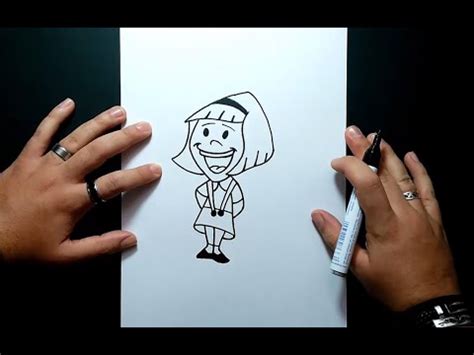 Como dibujar una niña paso a paso | How to draw a girl ...