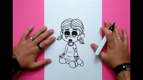 Como dibujar una niña terrorifica paso a paso | How to ...