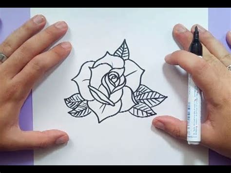 Como dibujar una rosa paso a paso 13 | How to draw a rose ...