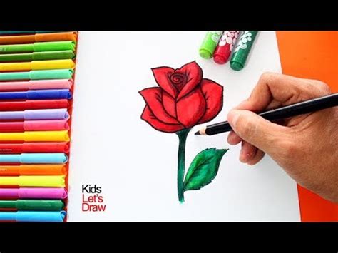 Cómo Dibujar una ROSA Paso a Paso | How to Draw a Rose   6 ...