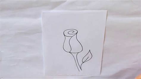 Cómo dibujar una Rosa Rápido y Fácil Dibuja Conmigo ...