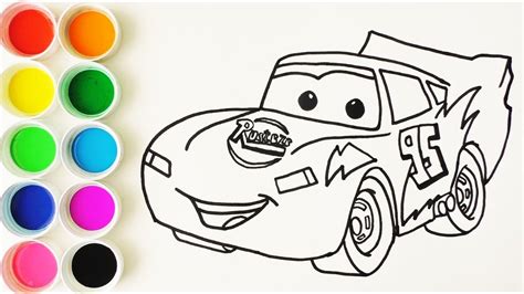 Cómo Dibujar y Colorear a Rayo de los Cars 3 Disney ...