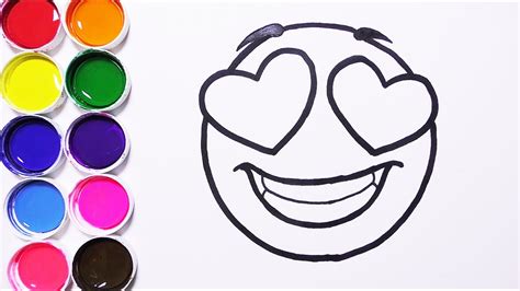 Cómo Dibujar y Colorear un Emoticon Apasionado / FunKeep ...
