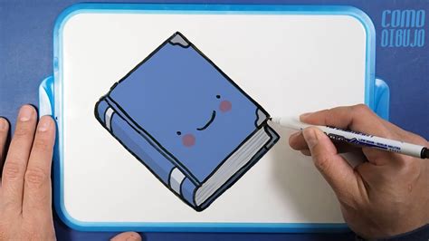 Como Dibujar y Colorear un Libro Kawaii | How to Draw a ...