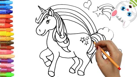 Cómo Dibujar y Colorear unicornio | Dibujos Para Niños con ...