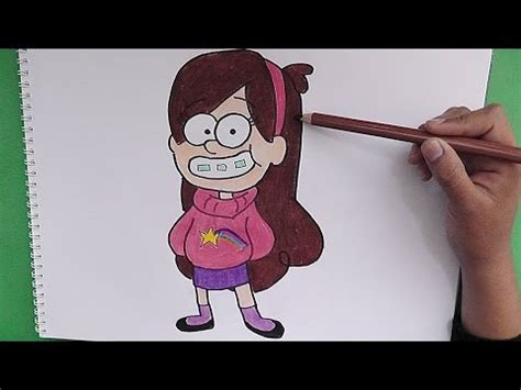 Como dibujar y pintar a Mabel Pines  Gravitty Falls    How to draw and ...