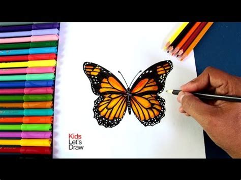 Cómo dibujar y pintar una Mariposa | How to draw a ...