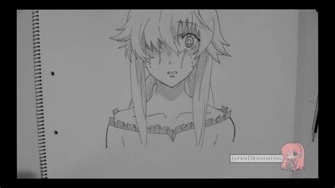 Como Dibujar Yuno Gasai de Mirai Nikki   YouTube