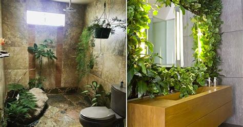 ¿Cómo diseñar un jardín en el baño? ¡8 ideas fabulosas!