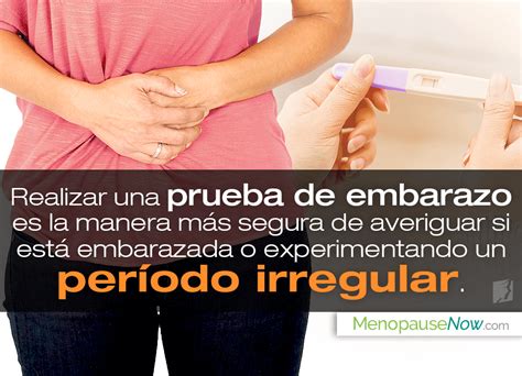 Cómo distinguir entre períodos irregulares y embarazo | Menopause Now