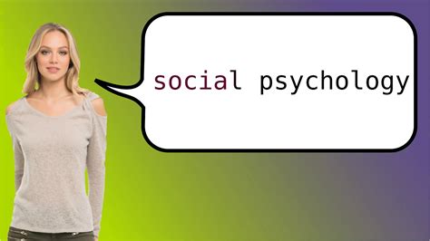 Como dizer  psicologia social  em ingles?   YouTube