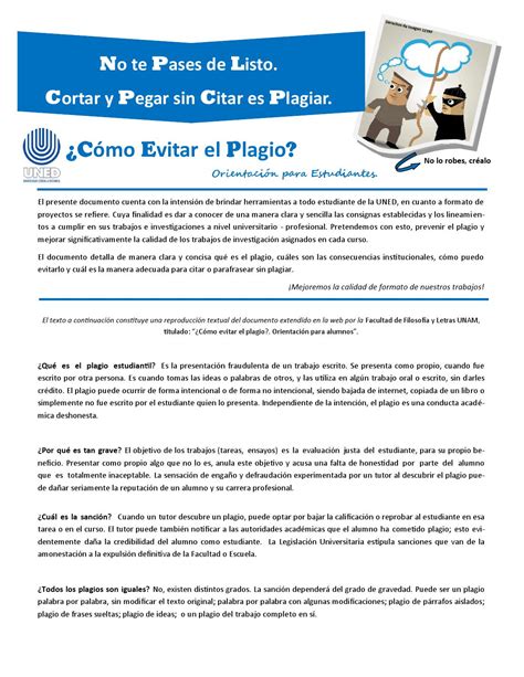 ¿Cómo evitar el plagio? by Catedra Psicologia Educativa   Issuu