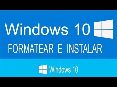 Como Formatear una PC e Instalar Windows 10 desde Cero ...