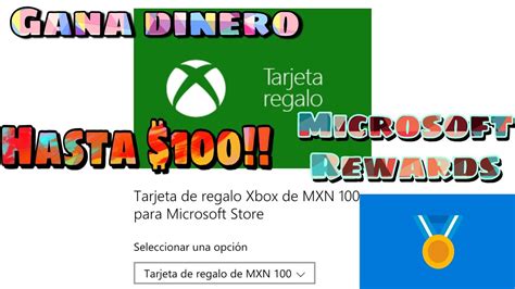 Cómo ganar dinero de Xbox con Microsoft Rewards   YouTube