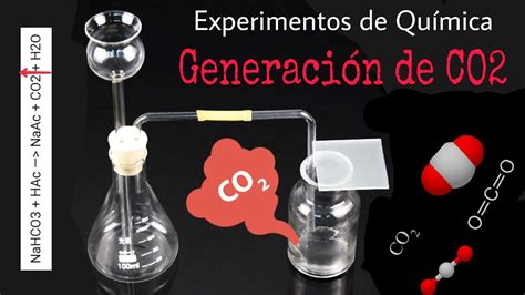 CÓMO GENERAR DIÓXIDO DE CARBONO  CO2  || EXPERIMENTOS DE ...