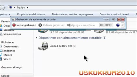 CÓMO GRABAR Lo Que Hago En Mi PC Con WINDOWS 7 | UskoKruM2010   YouTube