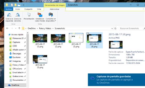 Cómo guardar automáticamente en OneDrive todas las capturas de pantalla ...