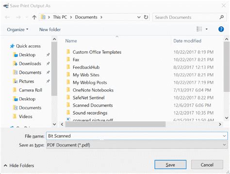 Cómo guardar documentos e imágenes escaneados como PDF en Windows 10